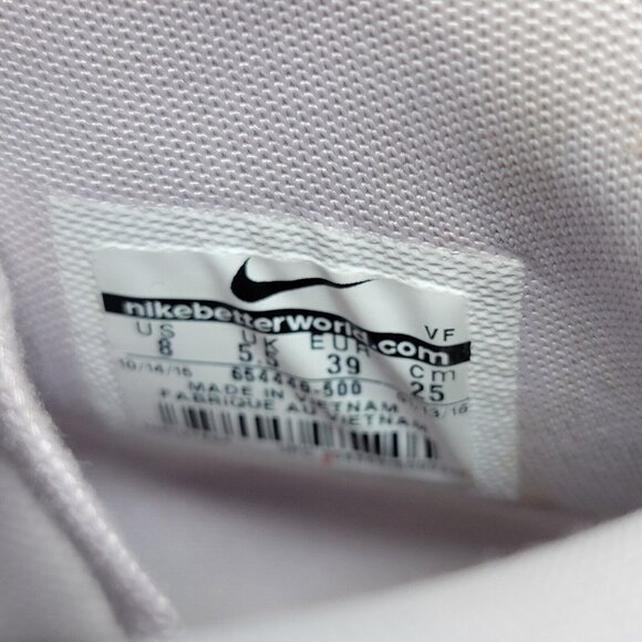 Nike Air‎ Force 1 High Premium Bleached Lilac Suede Women's Size 8 - Picture 8 of 9